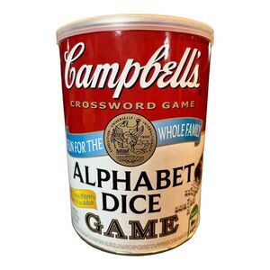 Campbell's Fun Crossword Alphabet Dice Game 2-6 Players Family Game Night NEW